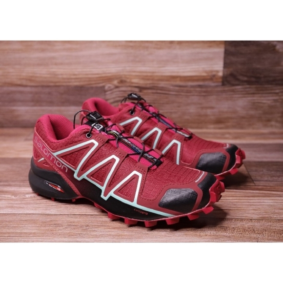 Salomon Shoes - Salomon Speedcross 4 Red/Sangria/Black Women's 6